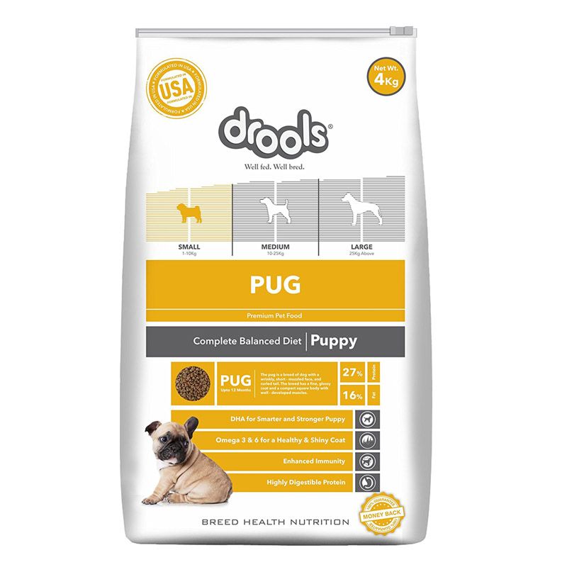 Drools on sale pug food