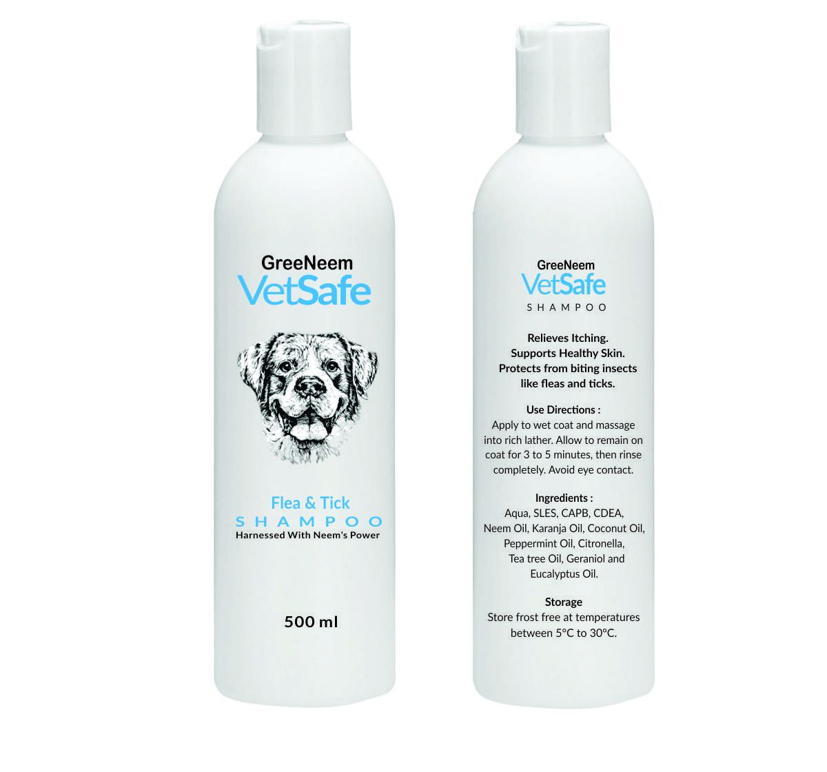 Zweena dog shampoo top