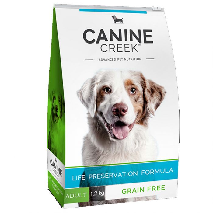 Canine creek shop dog food price